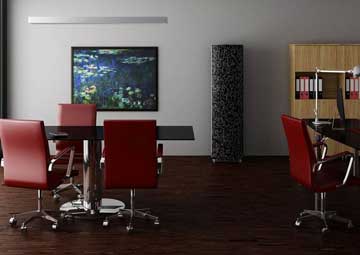 Cabinet disegno TOTO con cassetto refrigerato in un grande ufficio