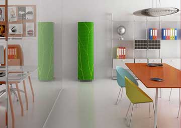 Mobili di design TOTO con cassetto refrigerato in un ufficio
